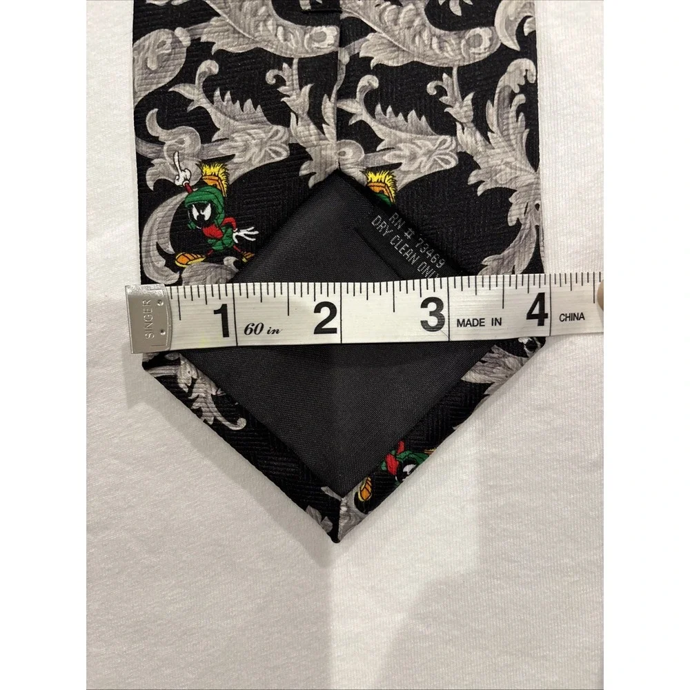 Looney Tunes Marvin the Martian‎ Bugs Taz Devil Daffy Tie 2000 Warner Bros Men